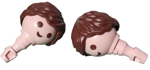 Playmobil têtes perruques - playmobil, x2