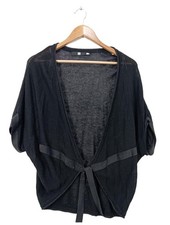 MISS CAPTAIN Cardigan Dames Veste T EU 38 noir style décontracté