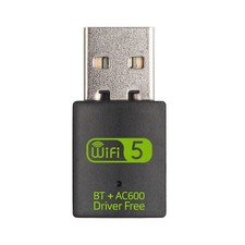 Adaptateur USB Wi-Fi Bluetooth 2 en 1 600 Mbit/S  Bande 2,4 G/5 GHz Wi-Fi 58995