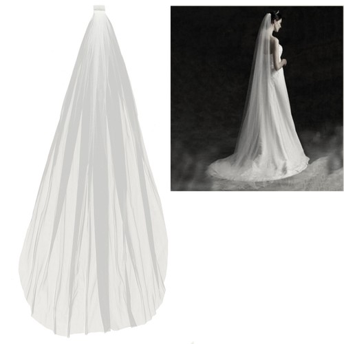 Voile mariée long voilette - de,