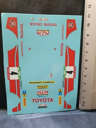 Decals toyota celica - 1/32,