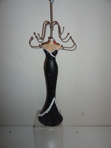 Mannequin black evening dress - evening,