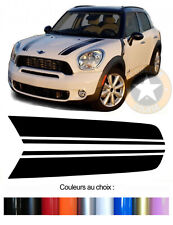 2 X BANDES CAPOT POUR MINI COUNTRYMAN DECO AUTO STICKER BD419