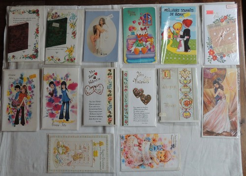 Lot cartes de voeux - de,
