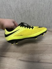 Chaussures de football Nike Hypervenom Phelon II FG jaune noir crampons de...