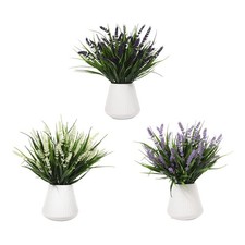 Lot de 4 fleurs de fausse
