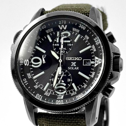 Montre chronographe solaire
