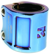 Root Industries Stunt-Scooter Clamp Tret Roller Lenker Klemme 32/35 Blue Ray
