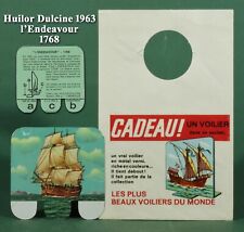 Huilor Dulcine 1963, tôle vernie, l’Endeavour 1768, en sachet ouvert