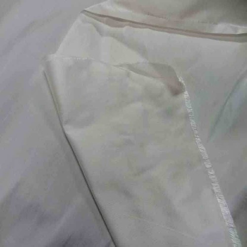 Tissu dupions soie blanc - soie,