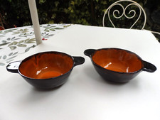 CERAMIQUE VINTAGE ORANGE NOIRE