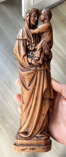 Sculpture bois vierge - sculpture,
