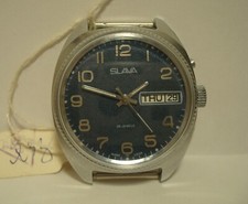 Slava Montre Mécanique Vintage Poignet Homme 26J Rare Soviétique Russie Cadeau