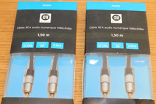 LOT 2 CABLE RCA NUMERIQUE male