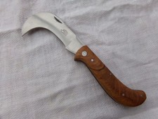 couteau serpette pliante Hérisson manche bois palissandre - longueur 18,5 cm