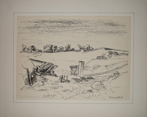 Dessin encre maltournee - encre, la