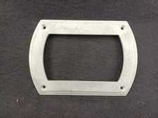 Ancien porte carte instruction aluminium  machine a sous roulette jeu café 1930