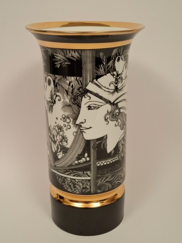 Vase porcelaine vintage endre - vintage,