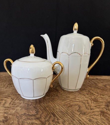 Art déco cafetière et - /,
