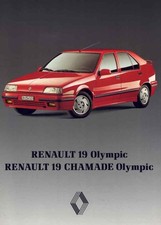 Catalogue brochure Renault 19