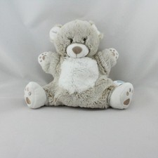 Doudou plat marionnette ours