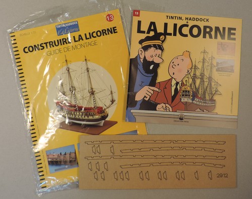 Tintin construire licorne - tintin, la