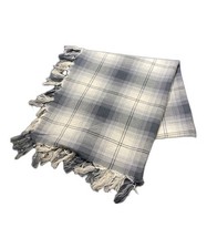 NUMÉRO (N)INE Étole en soie cachemire F07-NA016 écharpe grise authentique...