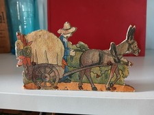 1920/1930 Jouet Ancien En Bois Figurine Personnage Ferme Metier Ancien  Santons