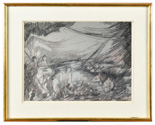 PIERRE PATUREAU (1924-2020) SUPERBE SCENE ANIMEE SIGNEE (57)