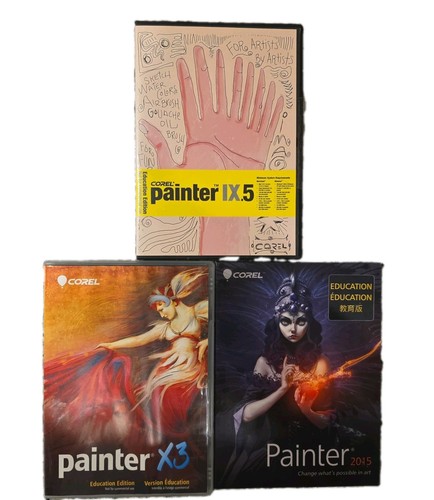 Set corel painter dvds - 3,
