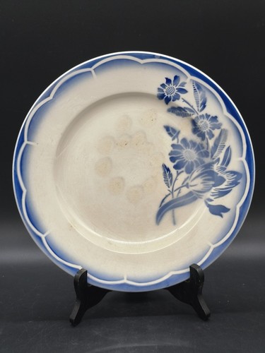 Plat rond faïence