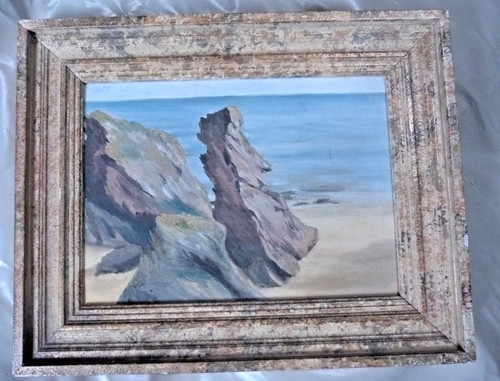 Tableau ancien huile - tableau,