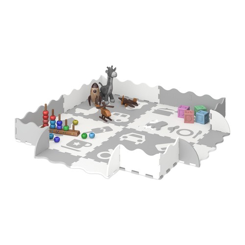 Tapis puzzle symboles - tapis,