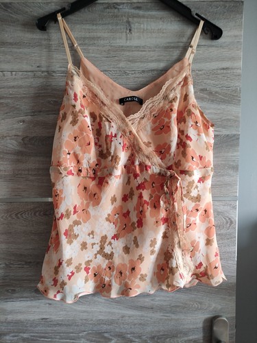 Top bretelles fleurs - top,