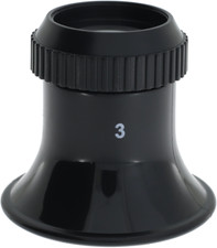 Horotec 00.002-3 LOUPE D'HORLOGER  avec bague à vis N°3 grossissement X 4.25