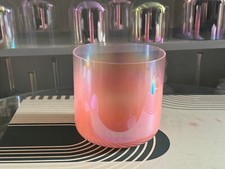 Bol chantant en cristal de