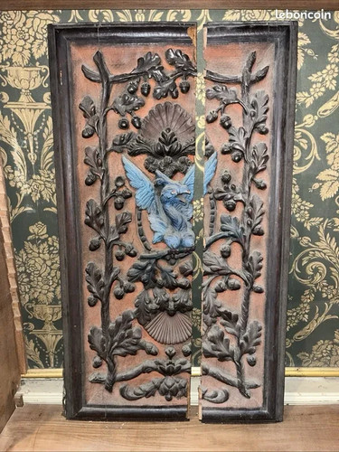 Bas relief bois - relief,