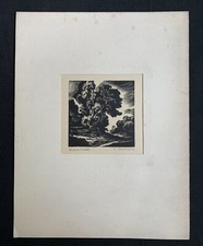 Gravure Linogravure Paysage