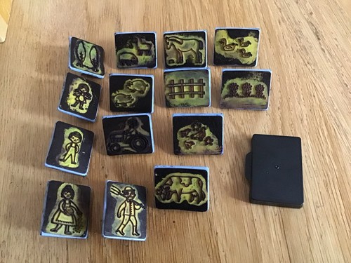Lot ancien tampon scolaire - ancien,