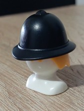 PLAYMOBIL CASQUE CASQUETTE POLICE GENDARME ANGLAIS AGENT BOBBY
