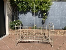 Lit Enfant Pliant Vintage Fer Forgé 