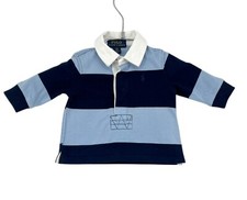 Polo Ralph Lauren T-Shirt De Rugby Pull Haut Garçon Taille 3M