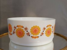 Saladier Arcopal vintage fleur