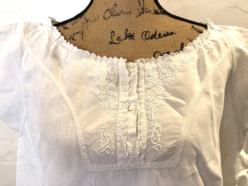 Chemise nuit ancienne en - chemise,