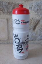 BORN cycles water bottle road bike team cycling white ELITE France 24 fl oz