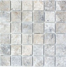 Carreaux de Mosaique Argent