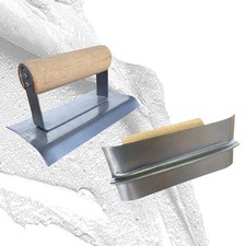 Truelle de plâtre de décoration murale de coupe-bordure à main en béton pour
