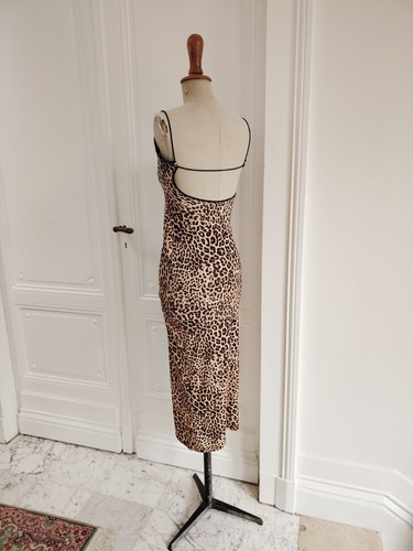 Taille longue robe moulante - taille,