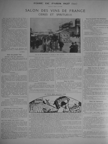 Article presse 1927 salon - presse, des