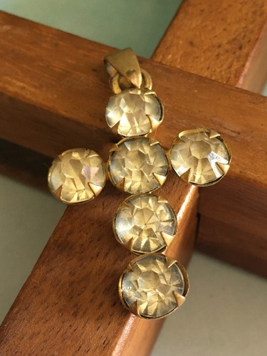 Ancien pendentif croix - croix, en